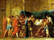 Nicolas Poussin la mort de germanicus oil painting artist